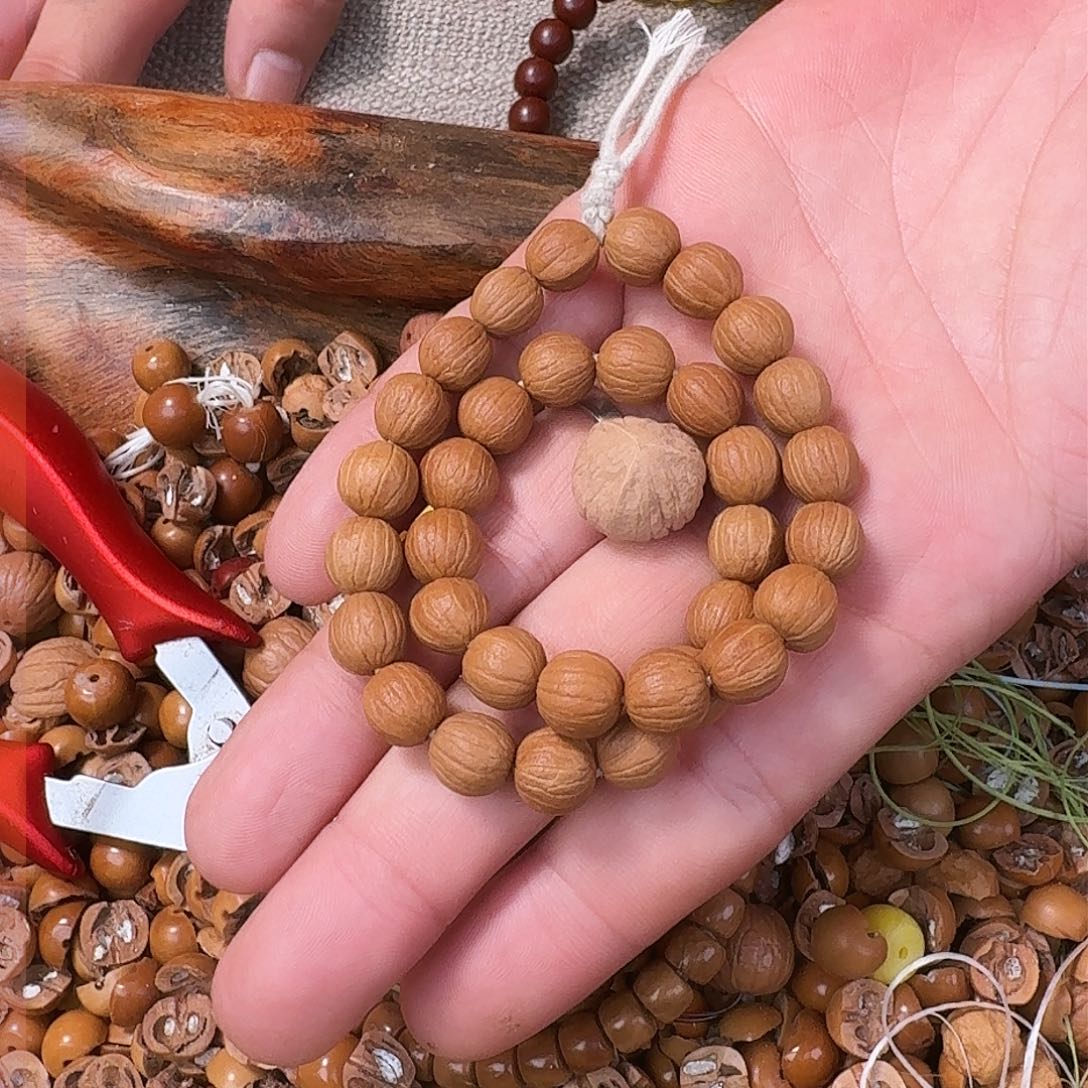 猴头核桃手串猴头原皮小尺寸