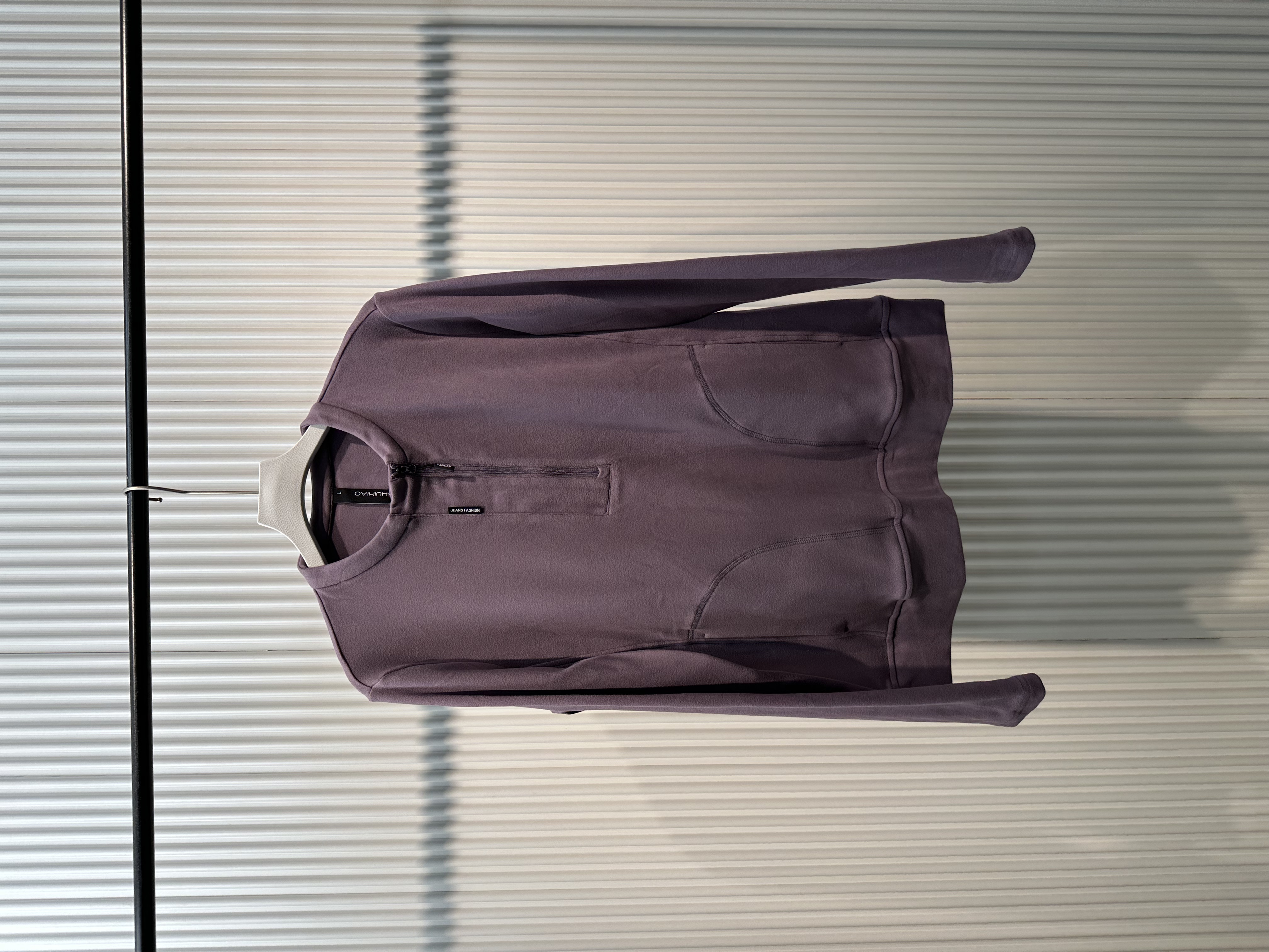 水淼/2025冬季新款时尚圆领拉链小衫  41468