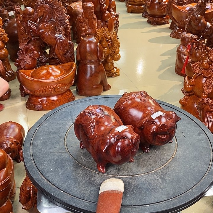 大果紫檀（缅甸花梨）缅甸花梨木猪15