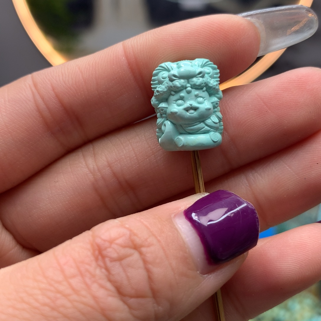 绿松石挂件未镶嵌