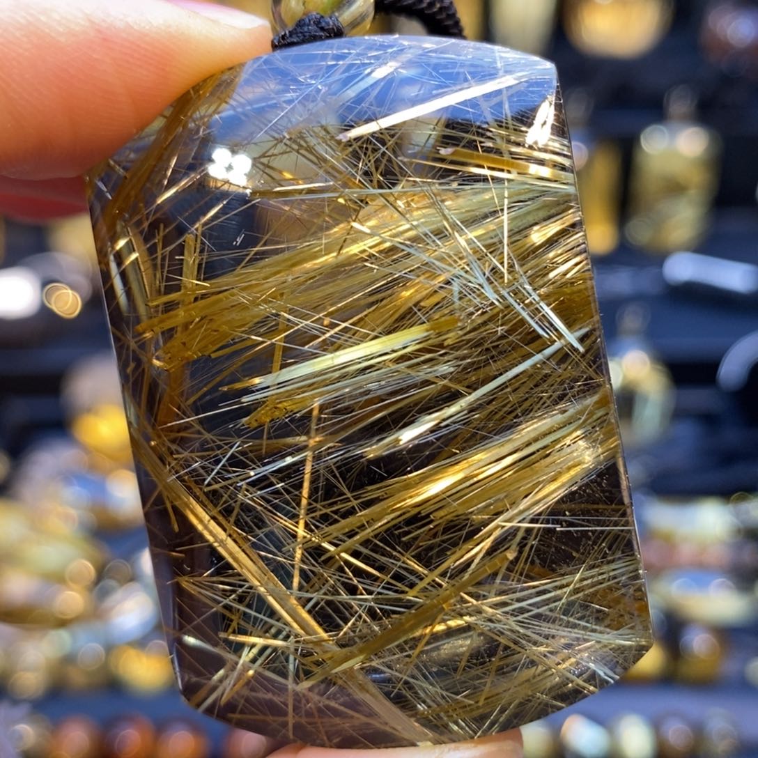 颈饰水晶未镶嵌钛晶无事牌