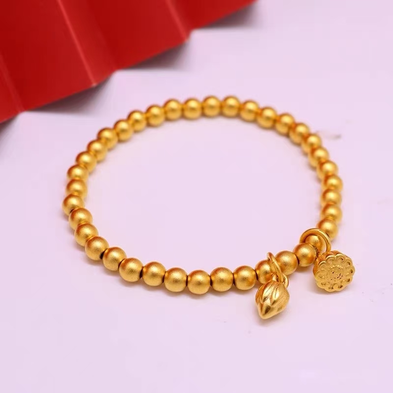 【唐糖甄选】唐世金 两世欢莲蓬手链 GC3573054 时尚饰品