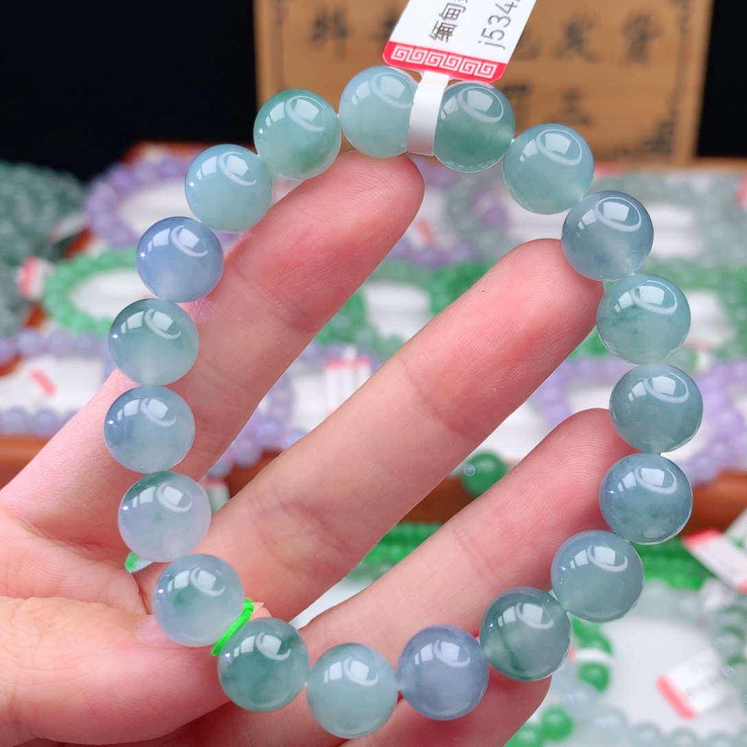 翡翠手链未镶嵌翡翠10mm
