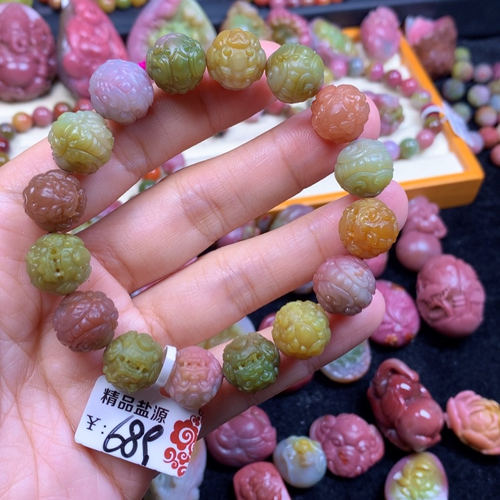 玛瑙/玉髓手链未镶嵌