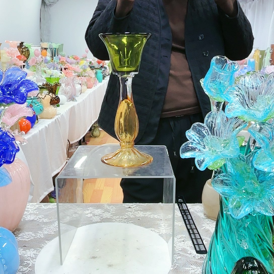 福利不退不换琉璃花瓶艺术品
