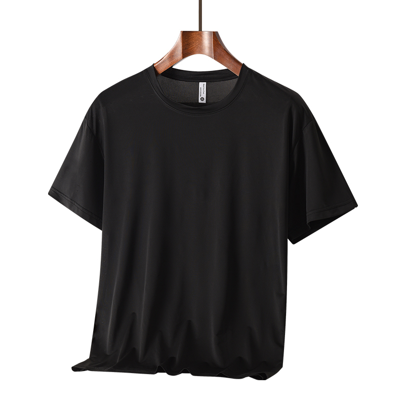 夏季上新弹力速干网眼T恤宽松亲肤健身休闲冰丝男女同款T恤