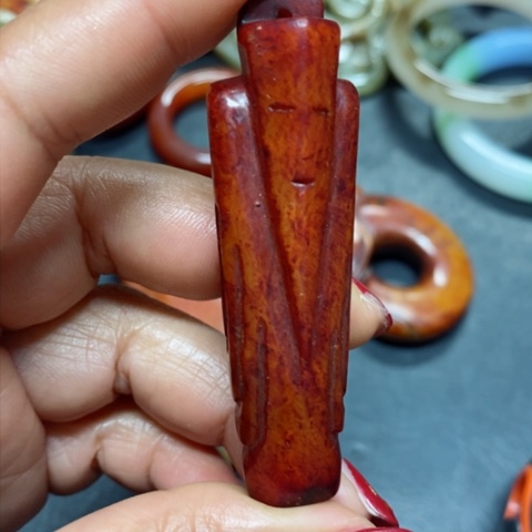 紫金钵盂菩提吊坠