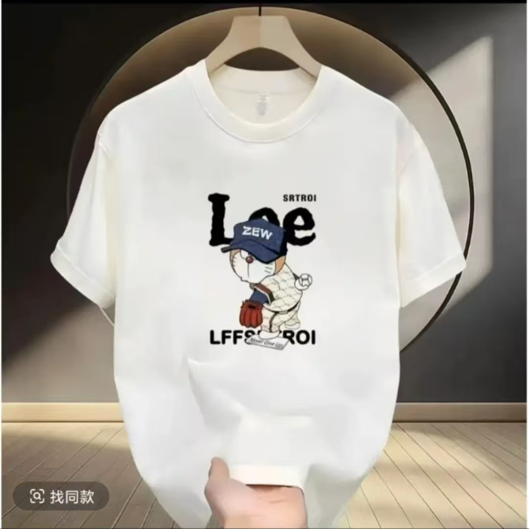 【一折粉丝福利】潮牌短袖印花T恤宽松夏季男女同款