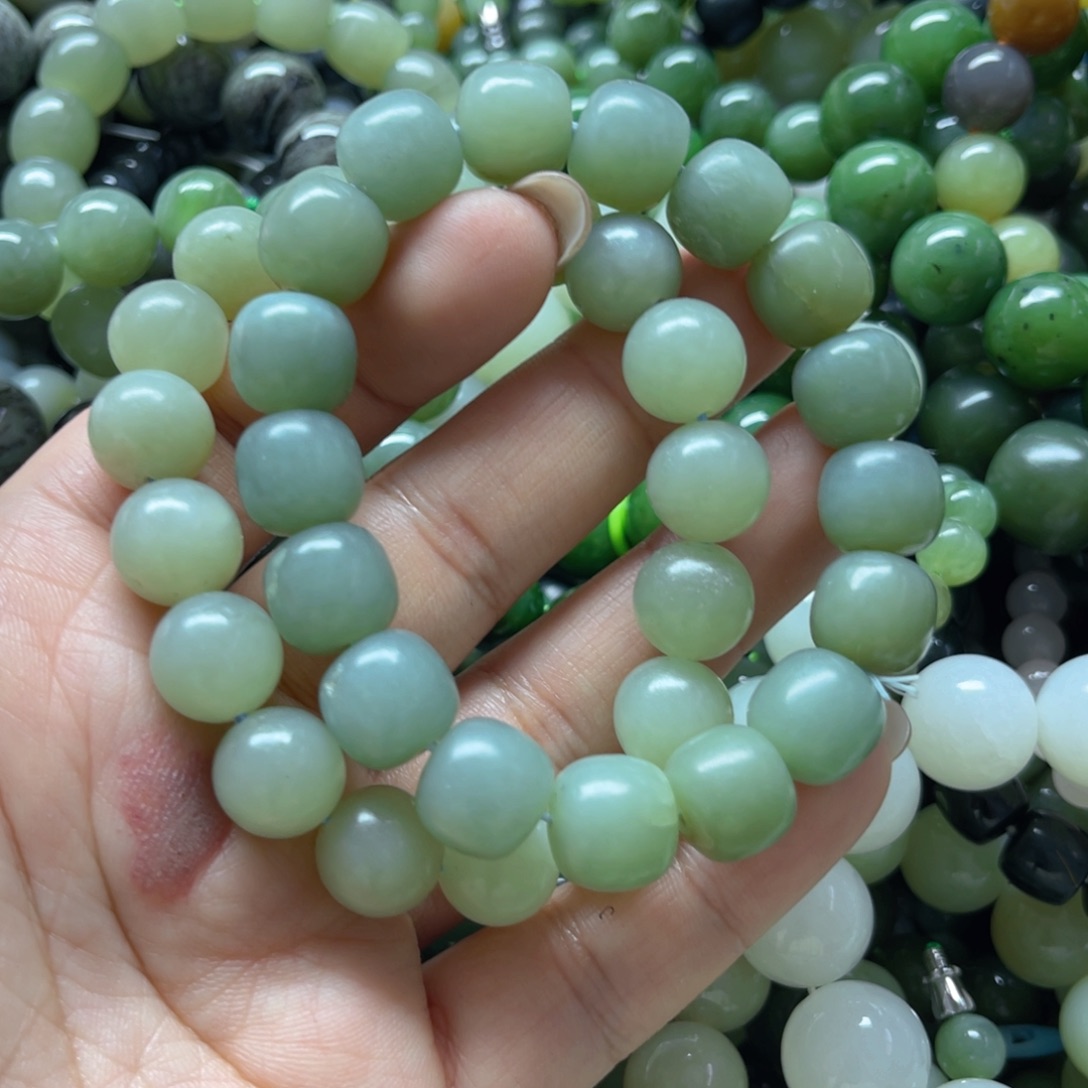 和田玉手链未镶嵌