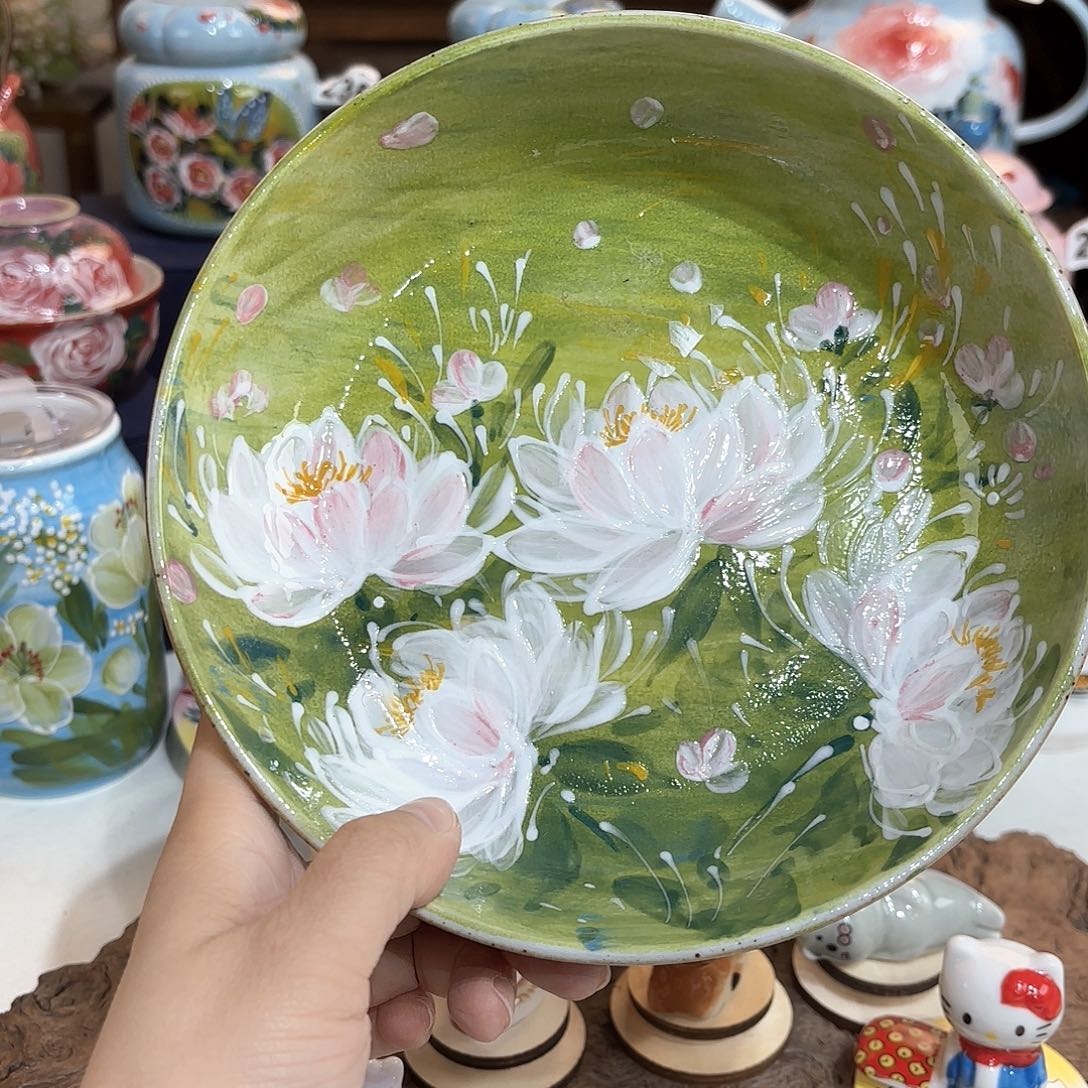 景德镇手绘高温釉下彩陶瓷茶具