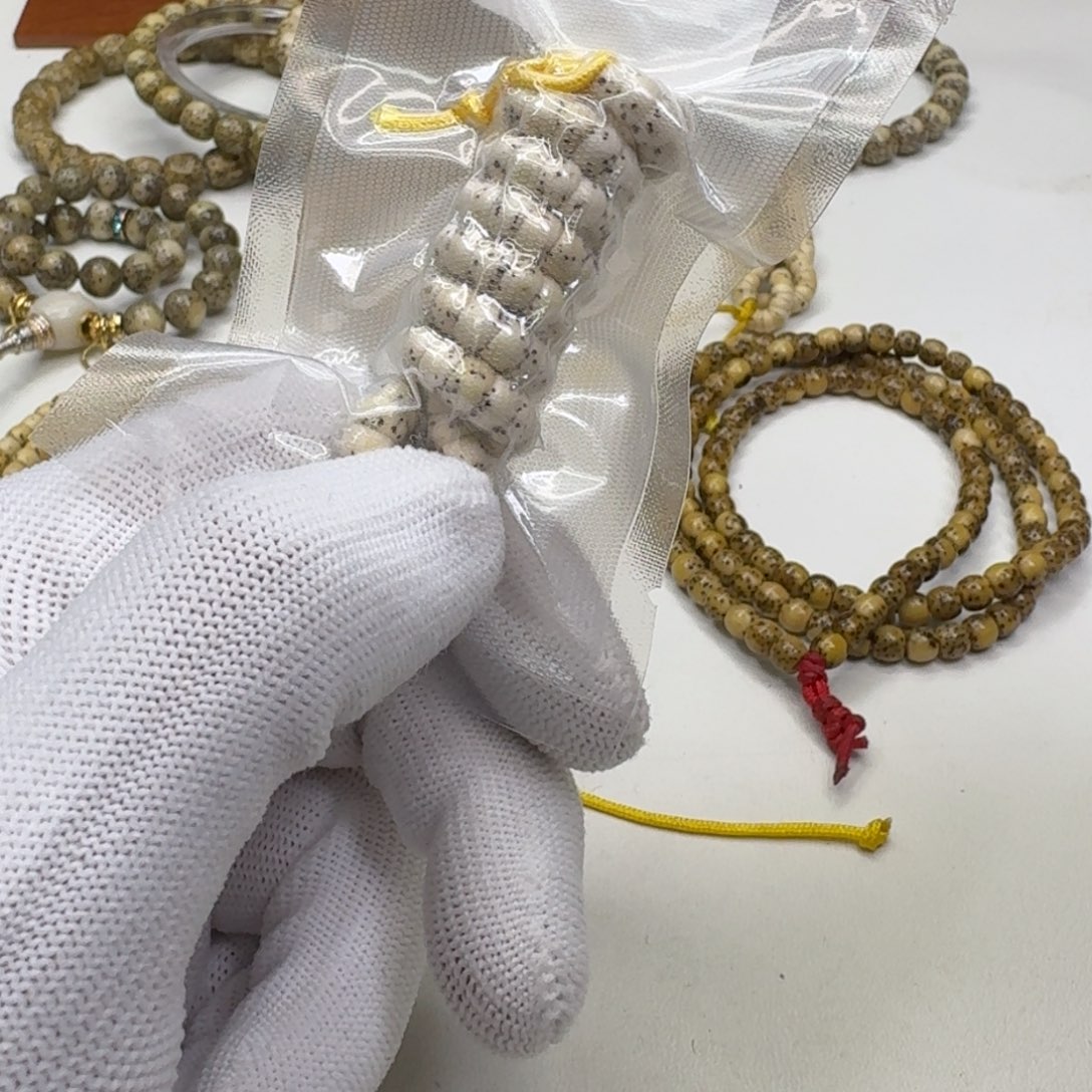 星月菩提手串8尊宠白星月半壁大肠6左右108