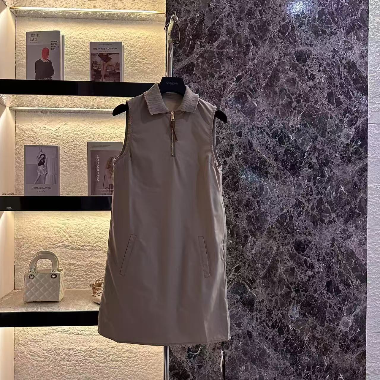 【CENFUN】356*女款气质女士无袖连衣裙6237