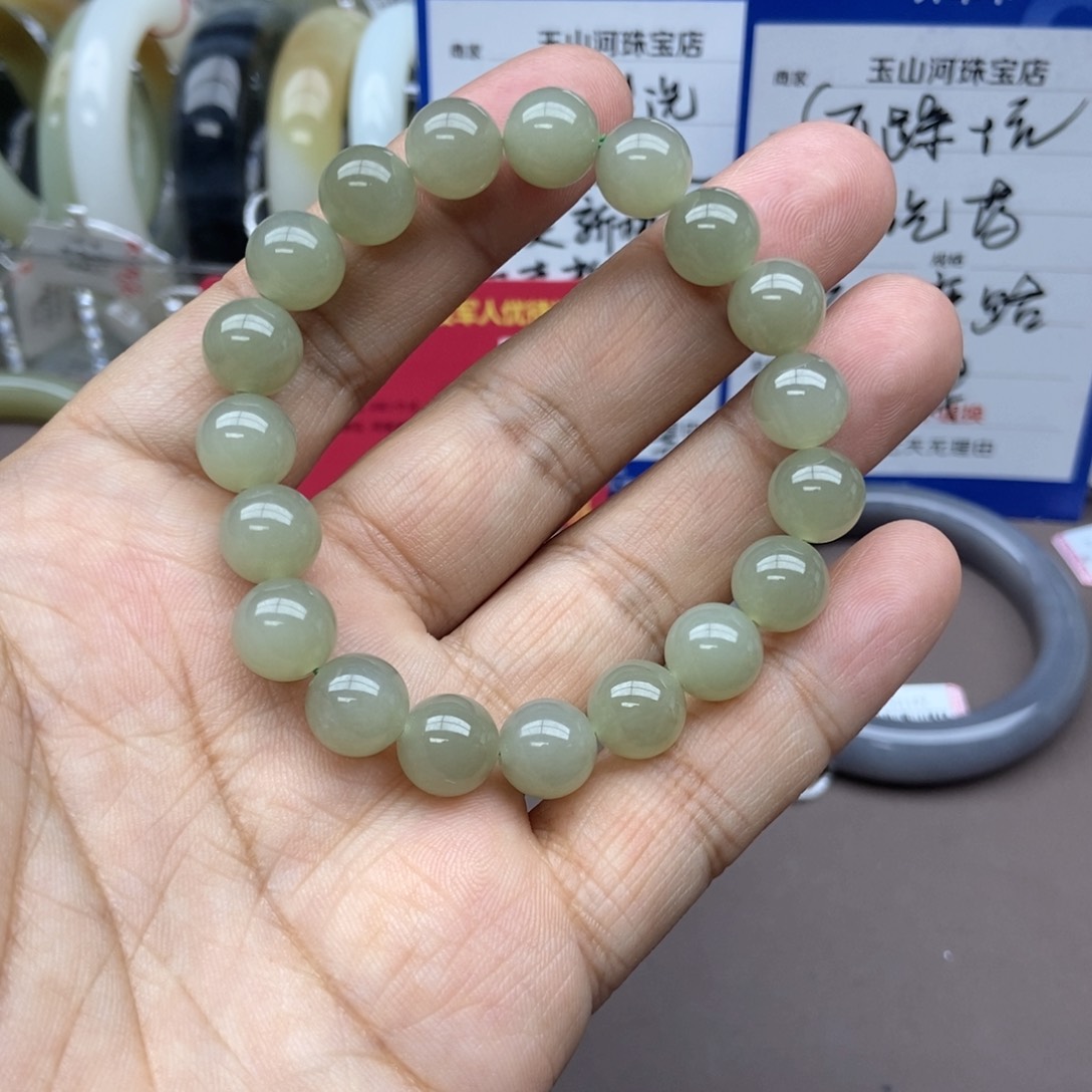 和田玉手串未镶嵌用****3