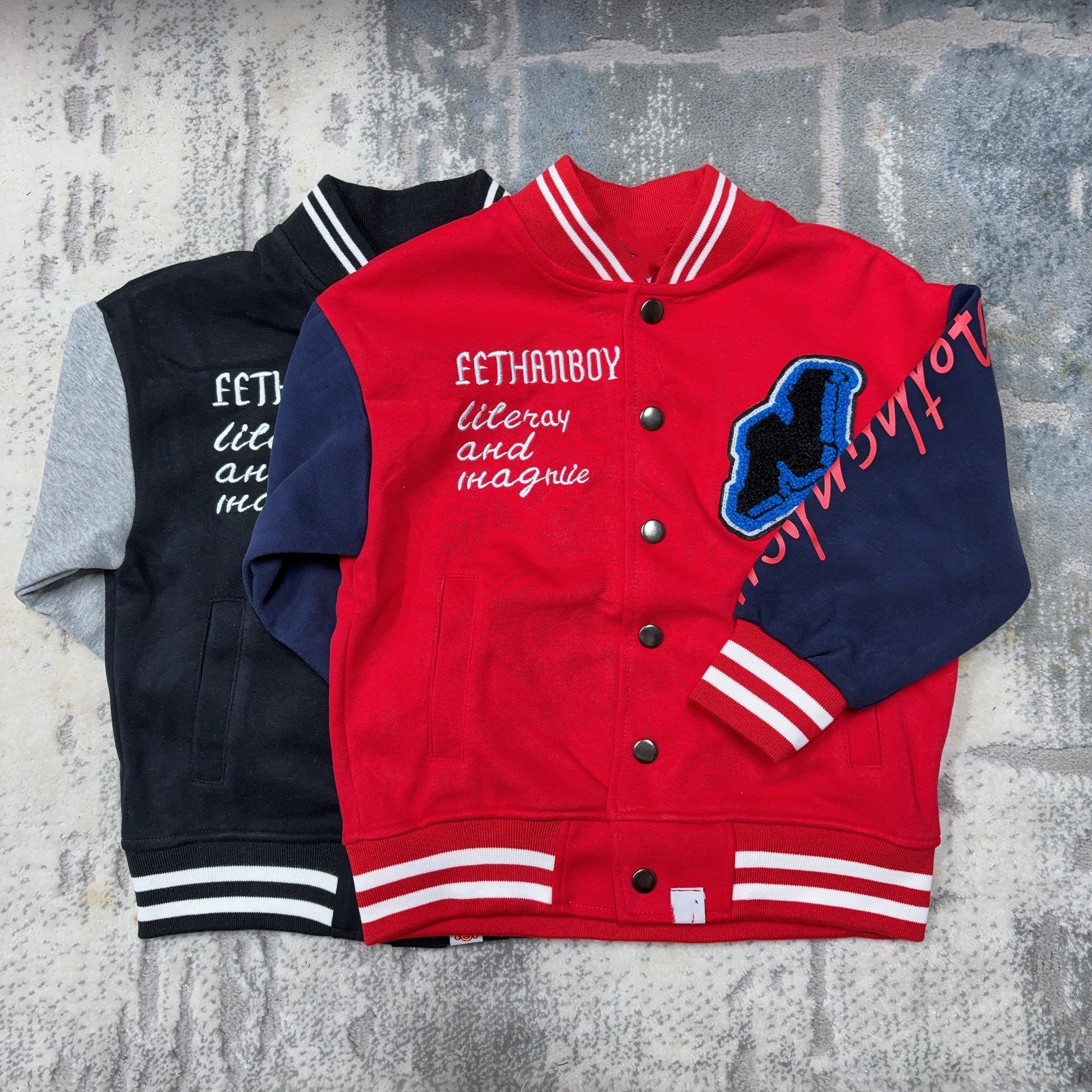 231105【字母N】时尚百搭休闲儿童棒球服