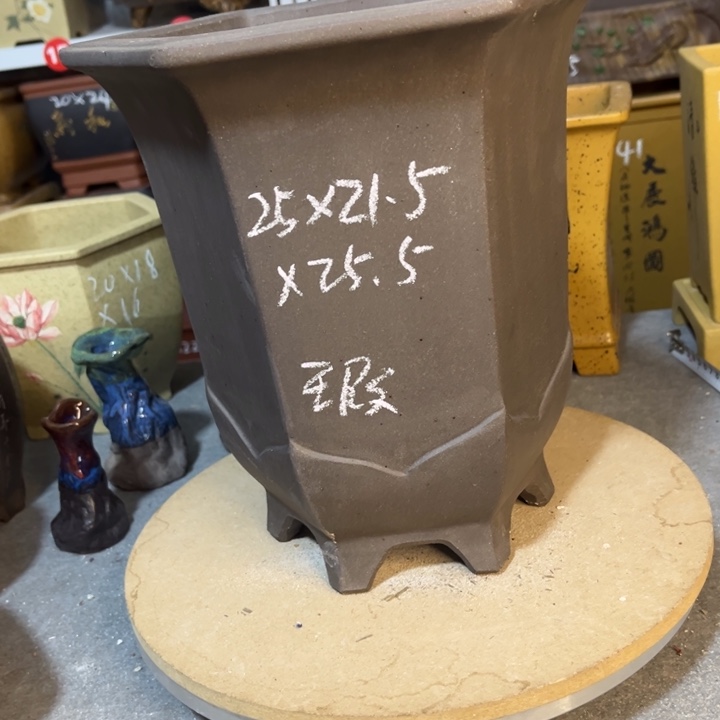 紫砂花盆紫砂花盆