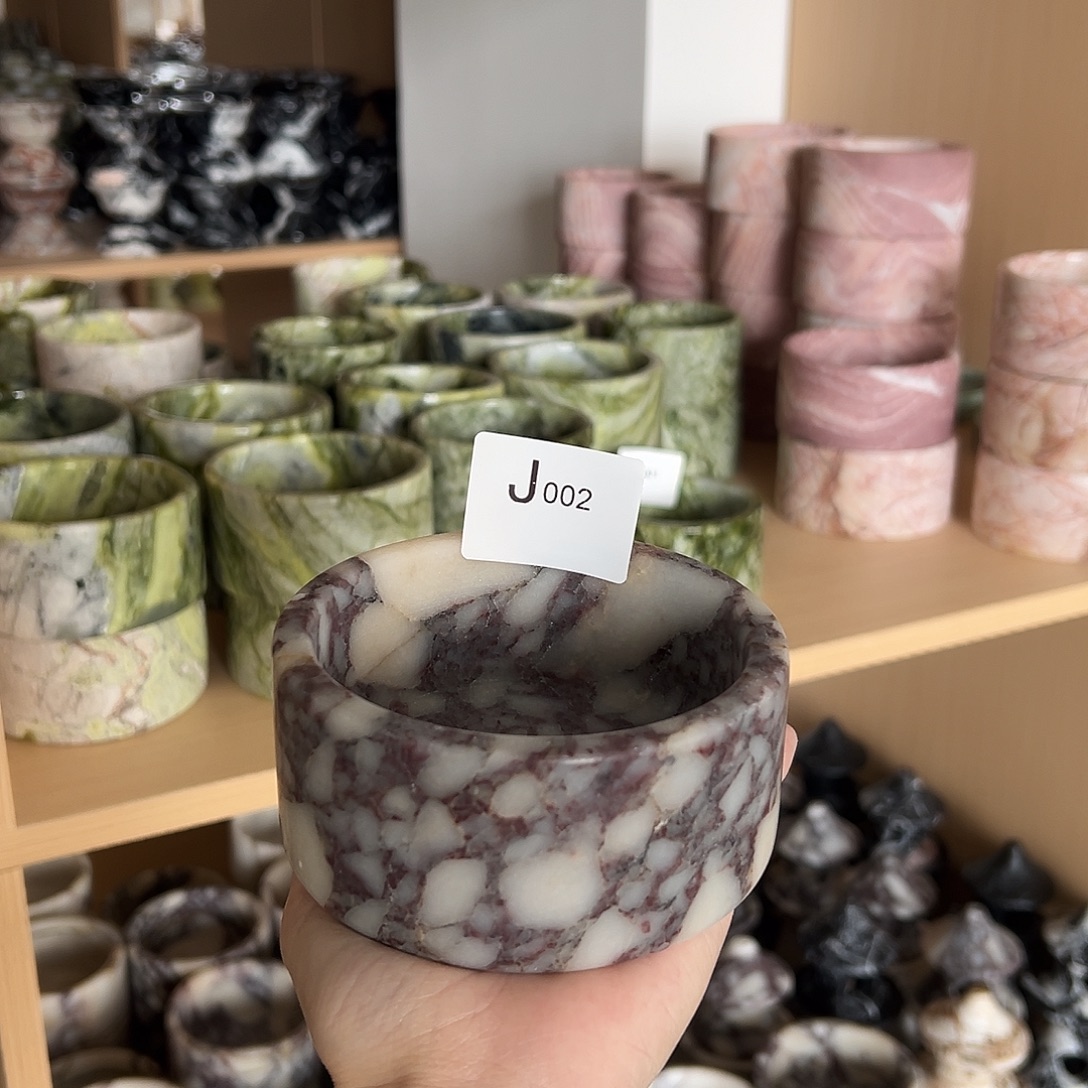 石材J002宝紫宠物碗