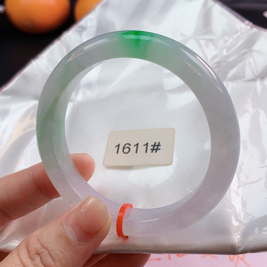 翡翠手镯未镶嵌55圈1611