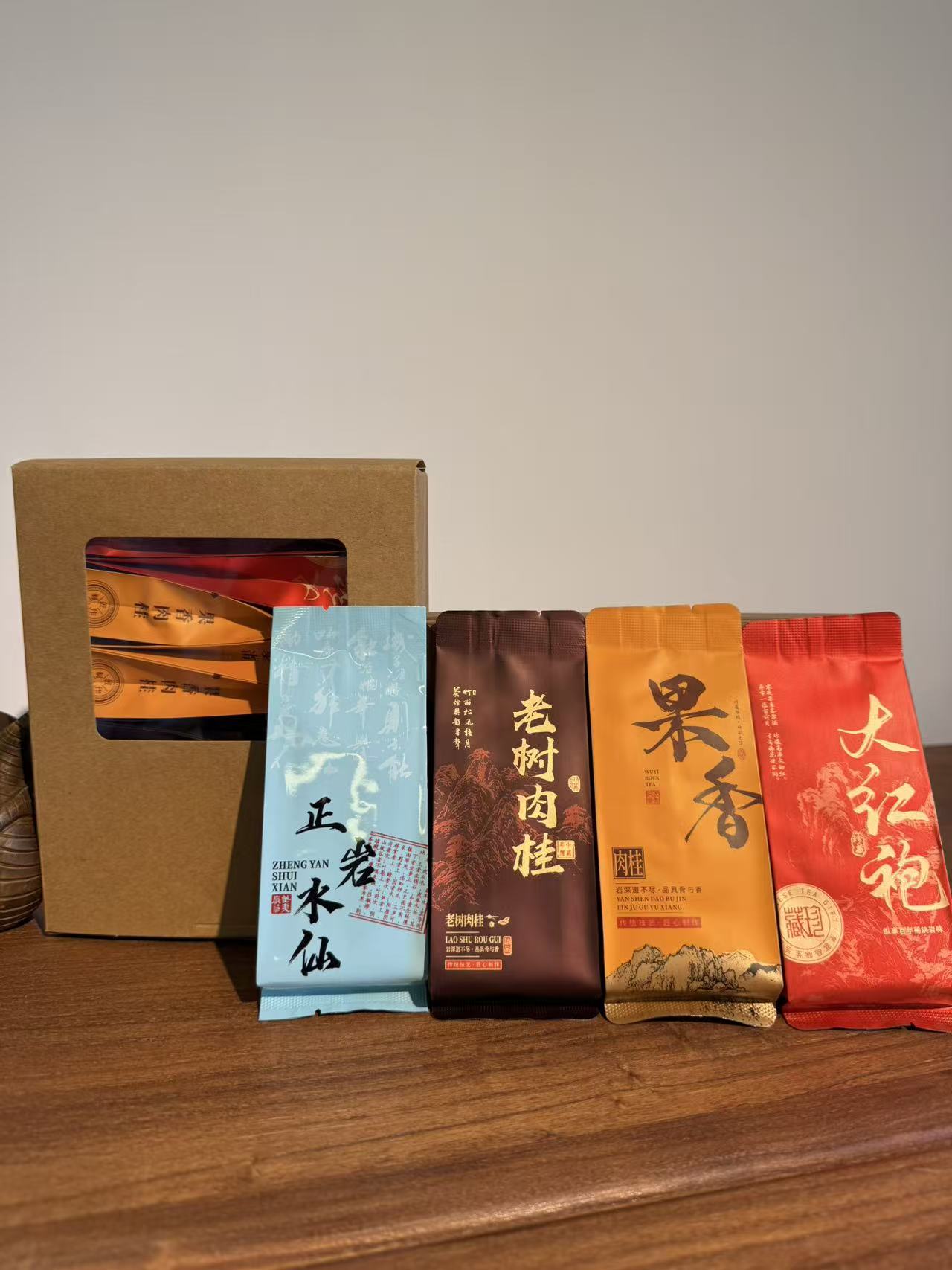 武夷山岩茶口粮茶品鉴装12泡每款3泡