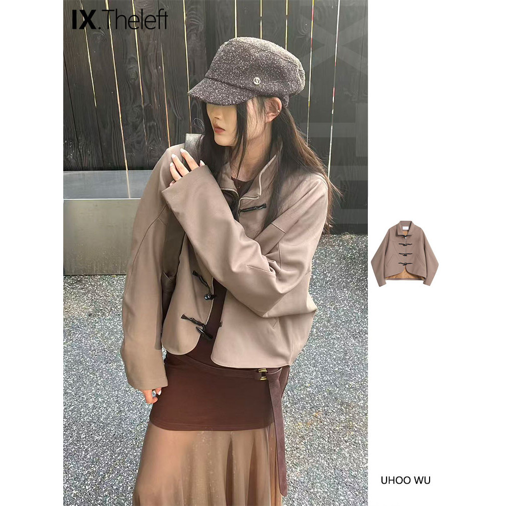 UHOO WU 设计师品牌 牛角扣两穿夹克 IX买手店