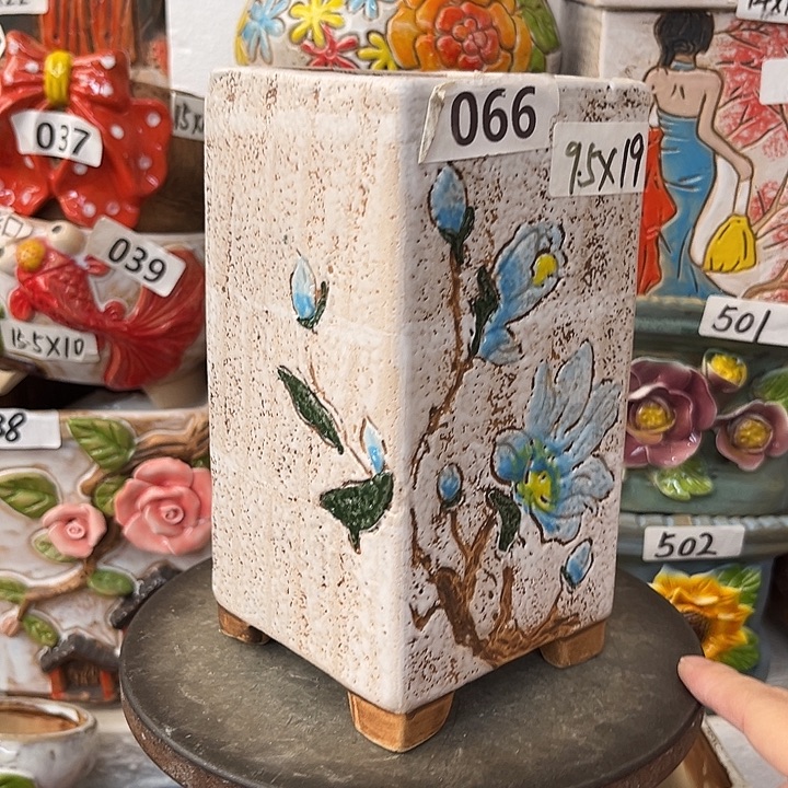 粗陶材质多肉花盆