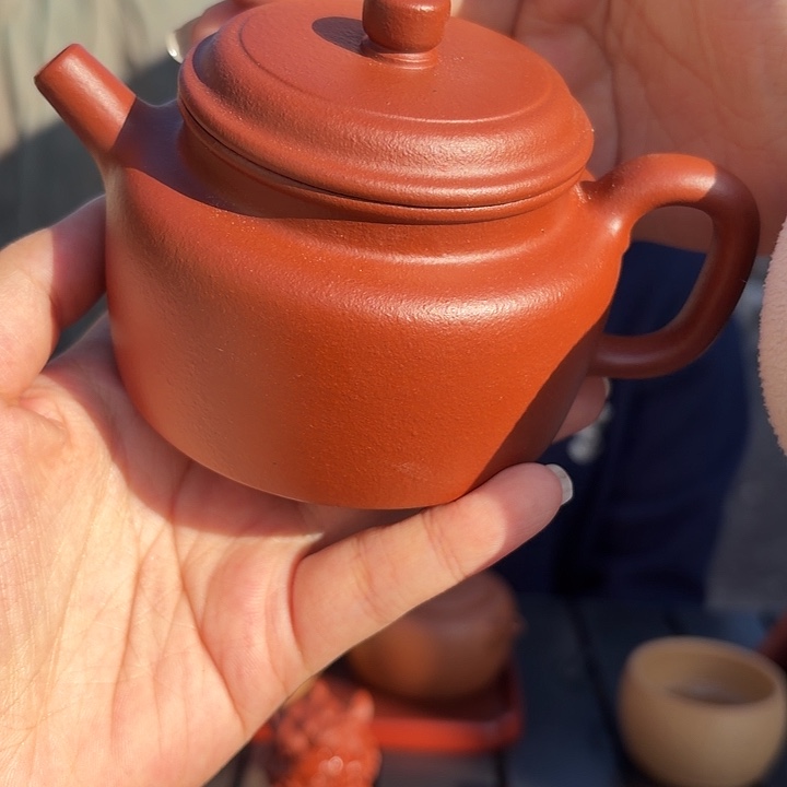 紫砂茶壶宜兴原矿赵庄朱泥230