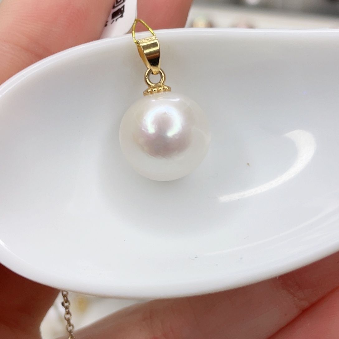 淡水珍珠未镶嵌吊坠(赠链)
