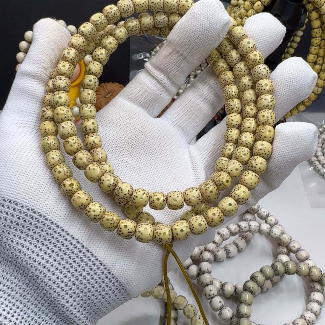 星月菩提手串B**e原白108