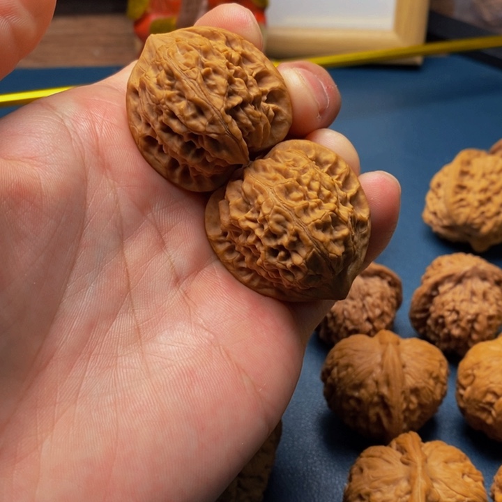 吊坠文玩核桃36蜡皮野生