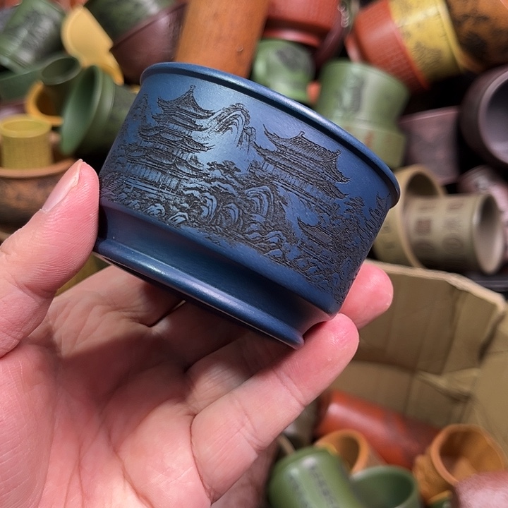 紫砂茶杯全手工紫砂主人杯