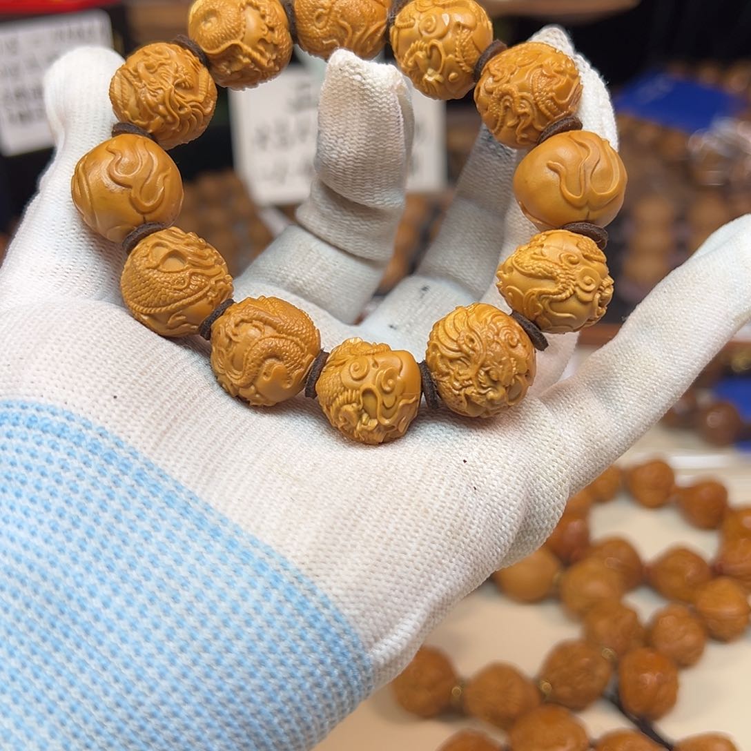 橄榄核手串/手链橄榄核雕刻手工艺品