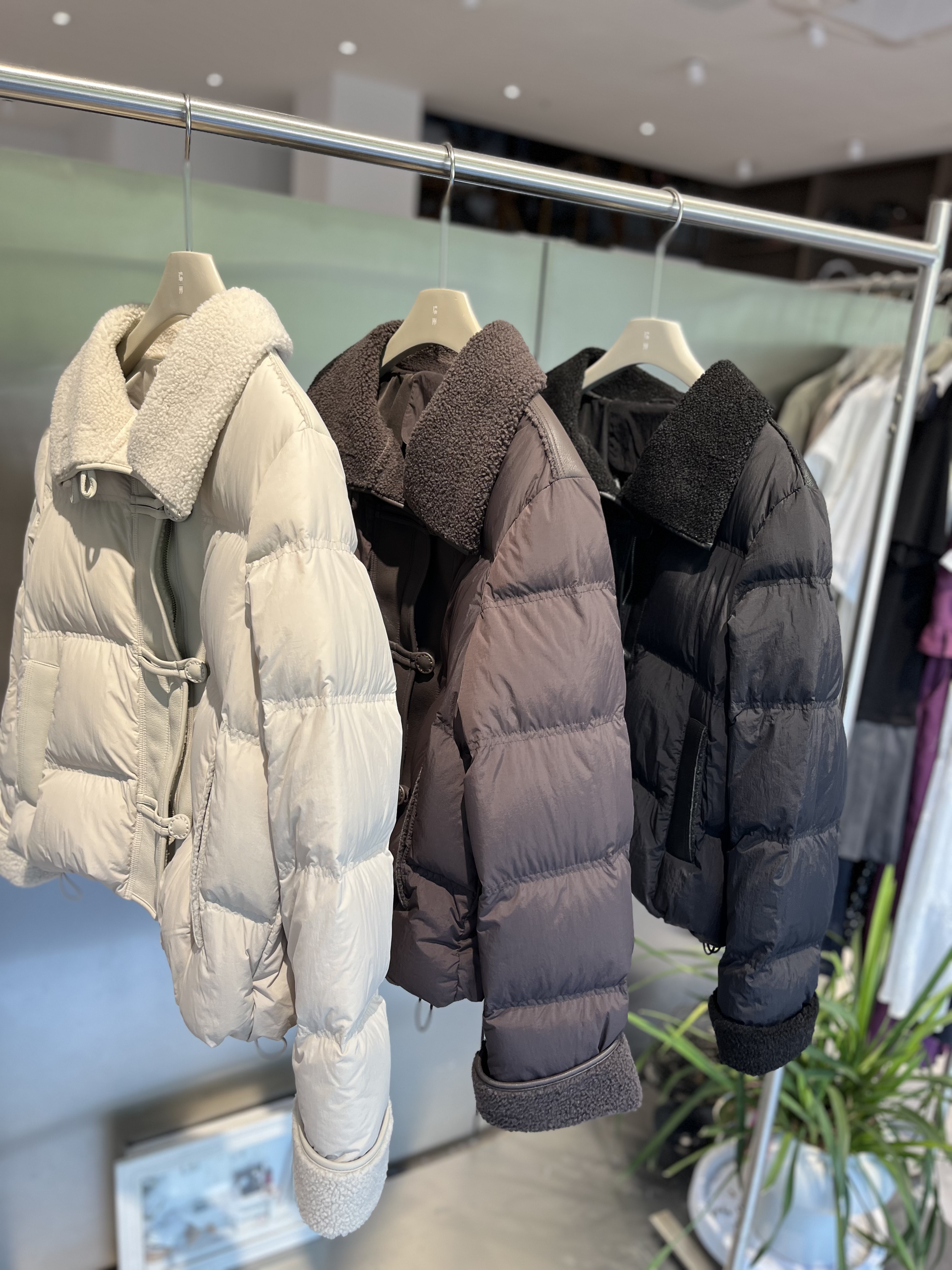 冬季新款时尚休闲翻领保暖加厚短款面包服羽绒服外套【迷鹿】