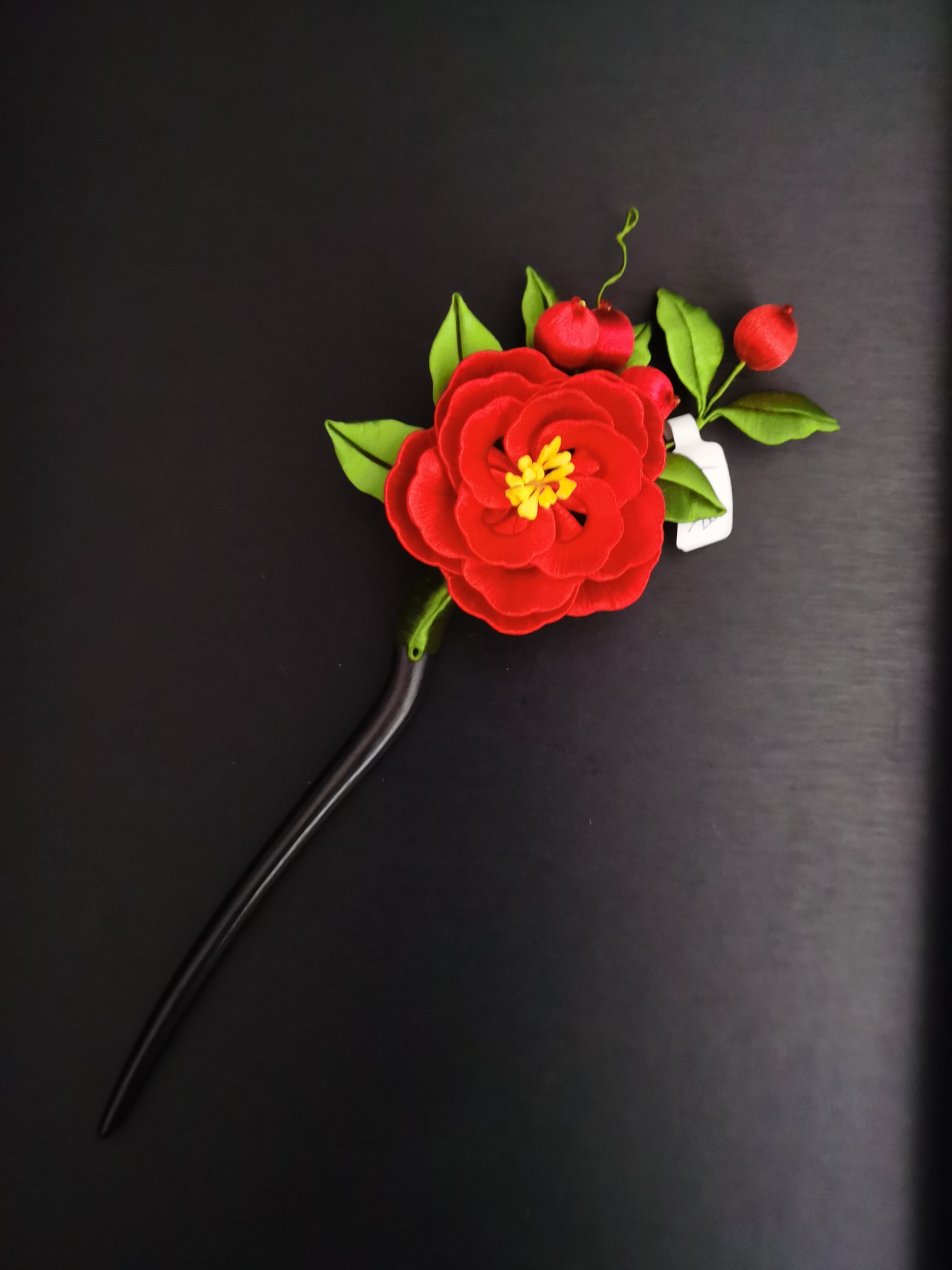 非遗缠花发簪日常古典百搭 古风简约盘发簪子新中式发簪纯手工