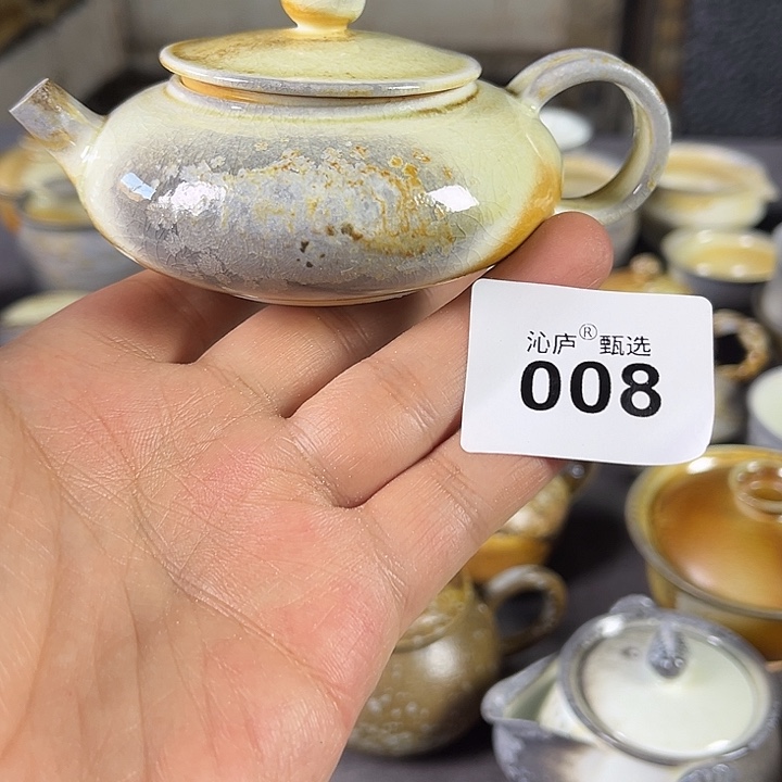 沁庐柴窑古法柴烧全手工茶具