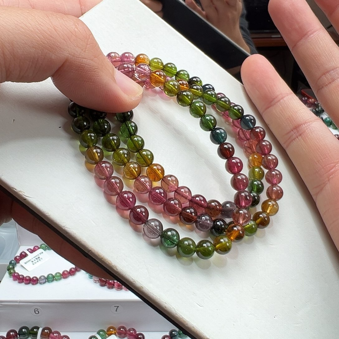 碧玺手串未镶嵌6mmmmmmmm