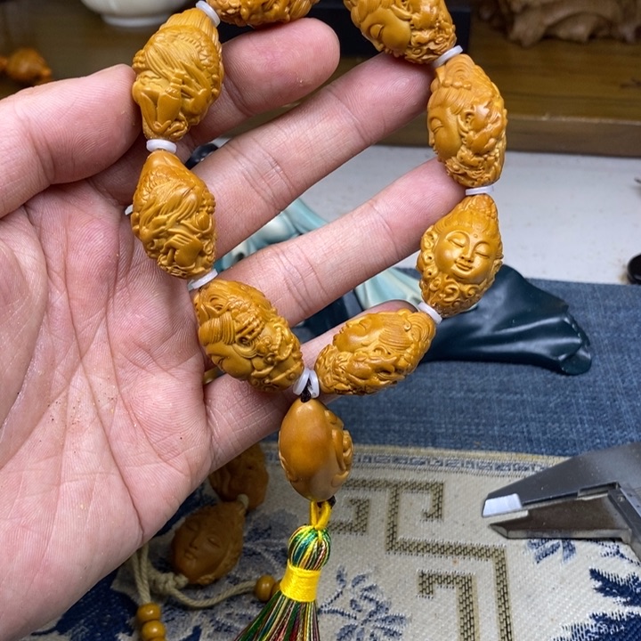橄榄核手串/手链橄榄核雕工艺手串