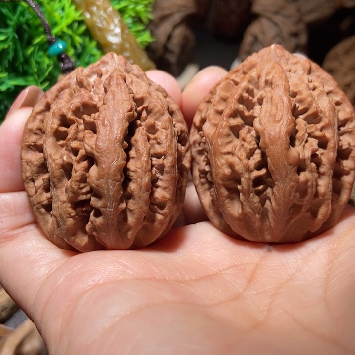 把件文玩核桃东北楸子小雪40