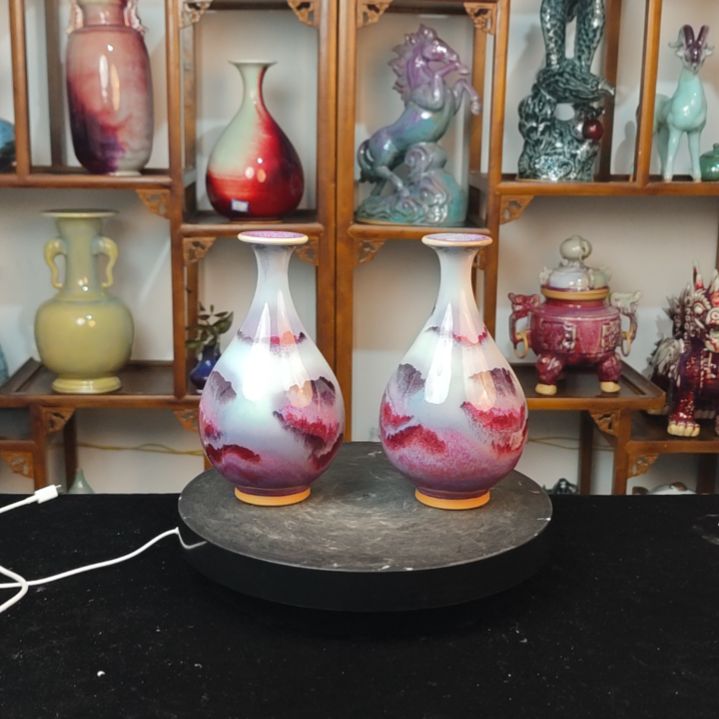 摆件钧瓷摆件神后镇钧瓷摆件