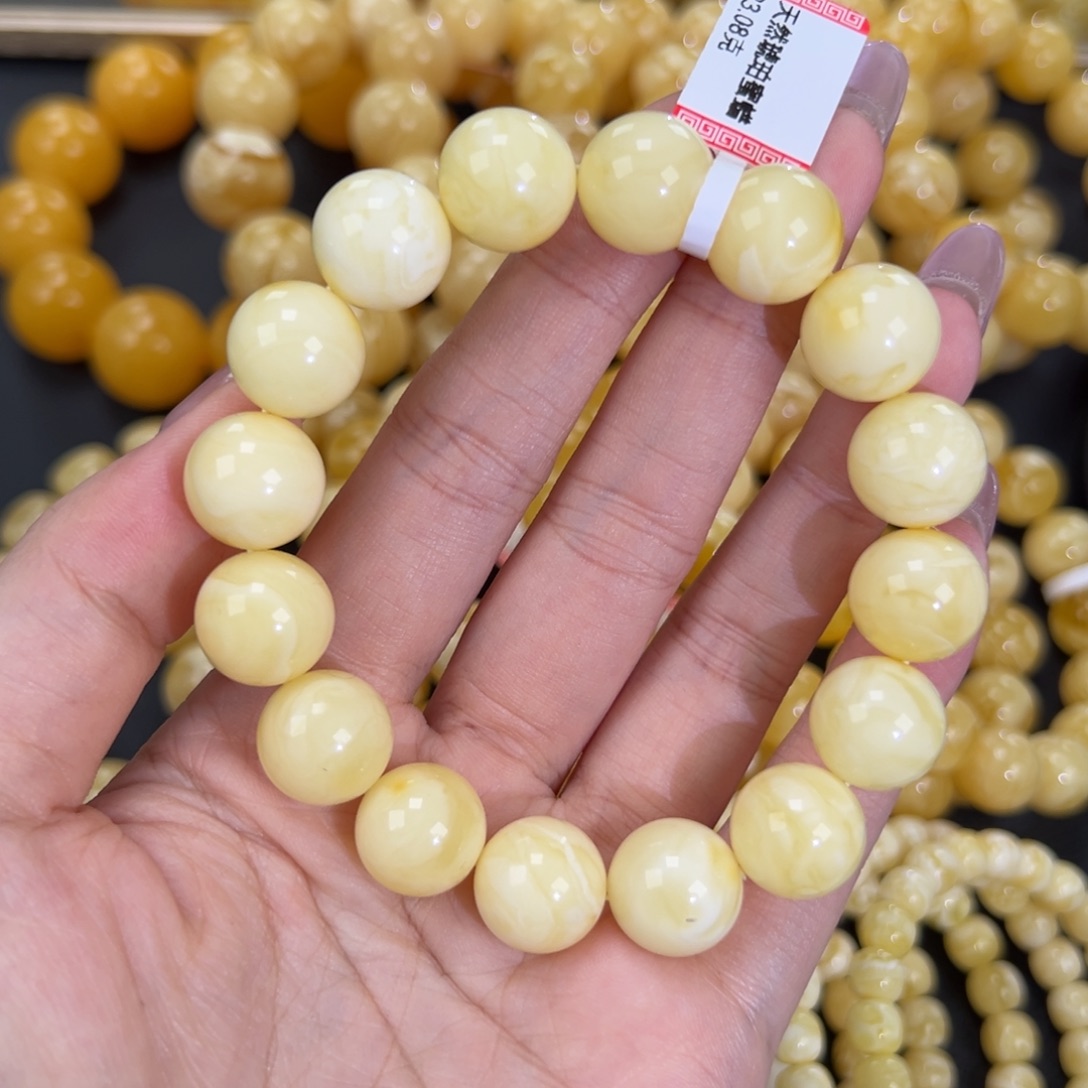 琥珀未镶嵌手链23