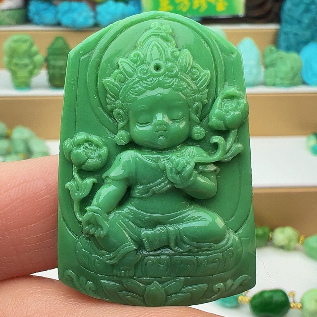 未镶嵌绿松石项链