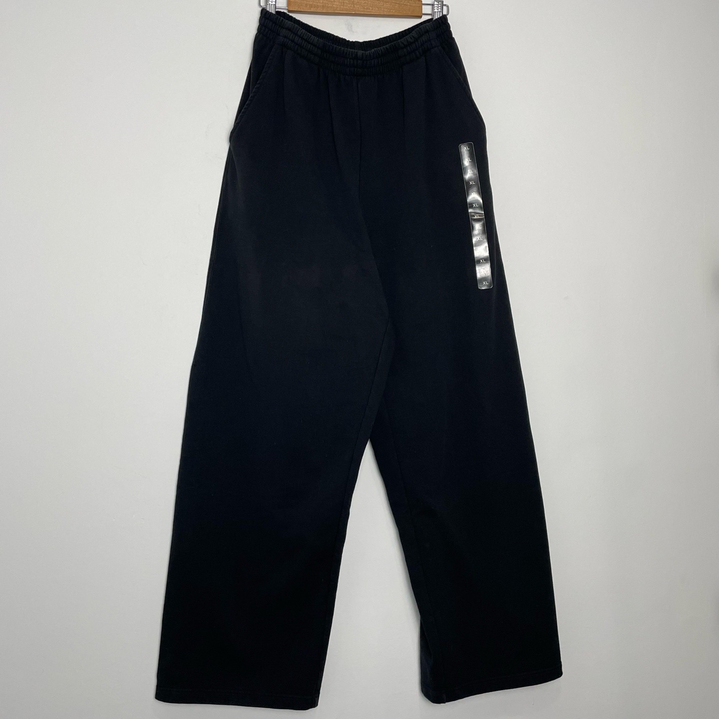 99新 Balenciaga/巴黎世家 （vd）3XL胶带休闲阔腿baggy运动裤0689