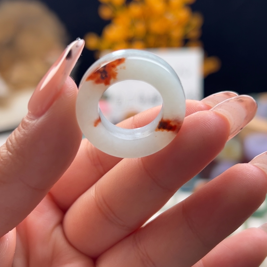 定制翡翠未镶嵌红翡10-18