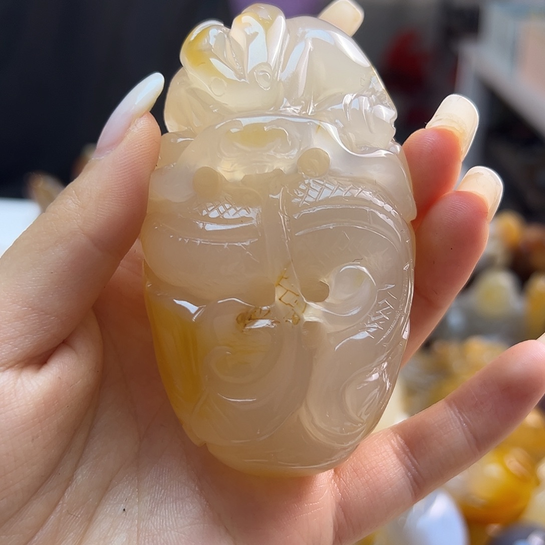 玛瑙/玉髓未镶嵌吊坠(不含链)