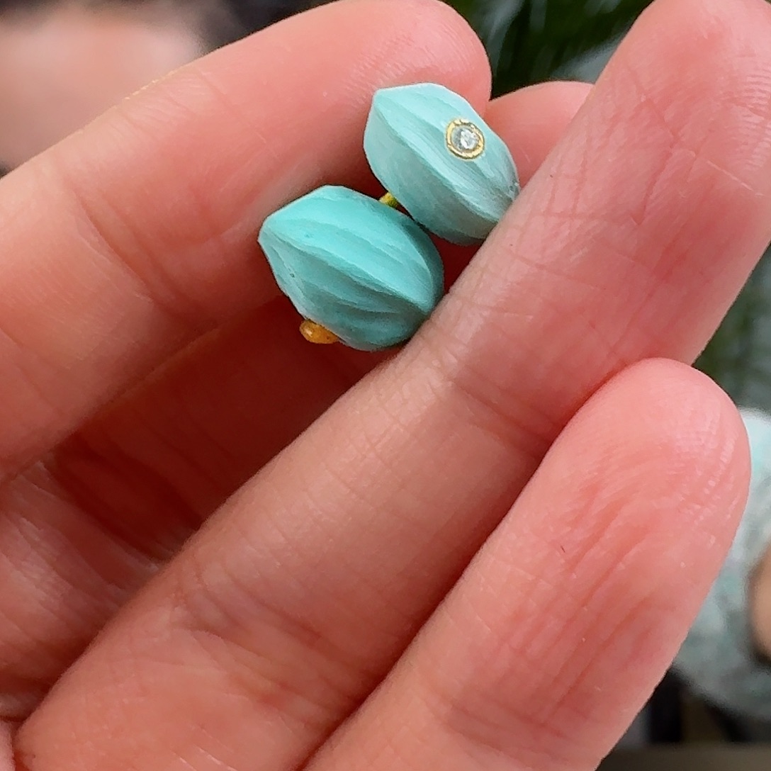 绿松石珠宝奇石未镶嵌