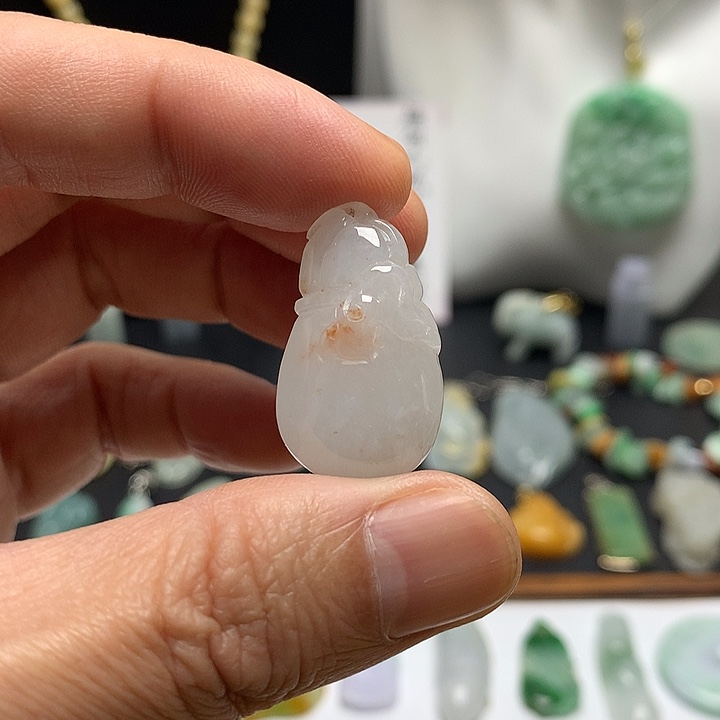 翡翠未镶嵌颈饰天然A货翡翠