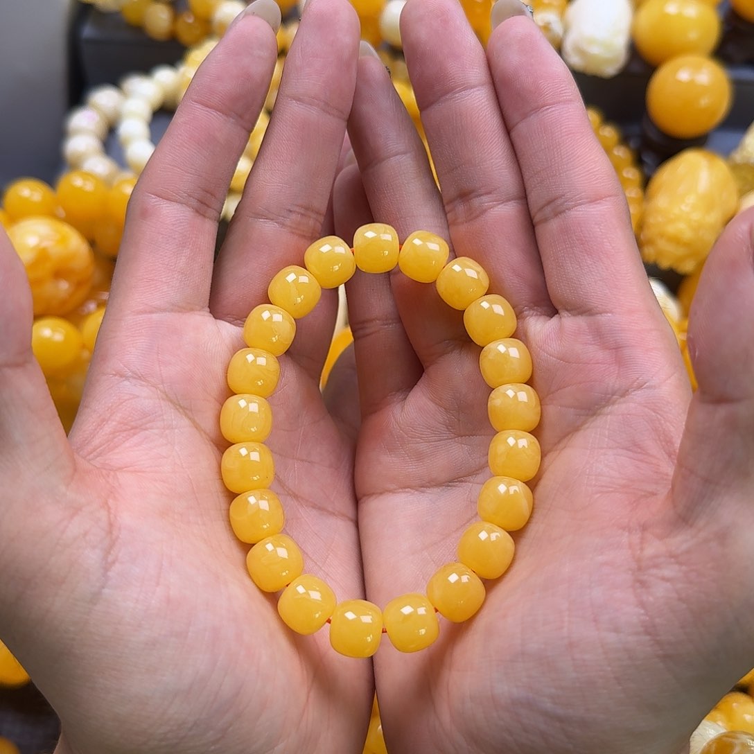 蜜蜡珠宝奇石未镶嵌同料11mm