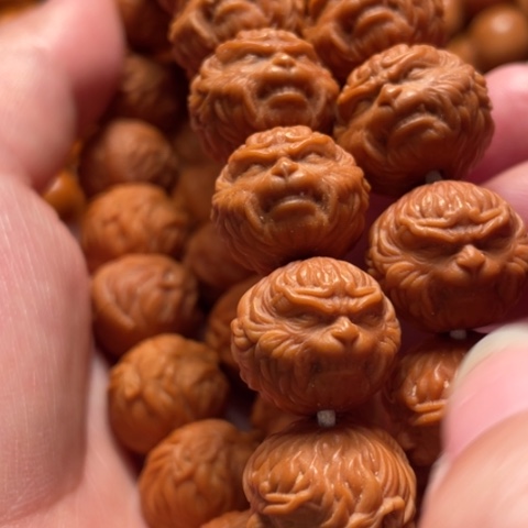 猴头核桃手串距*悟空