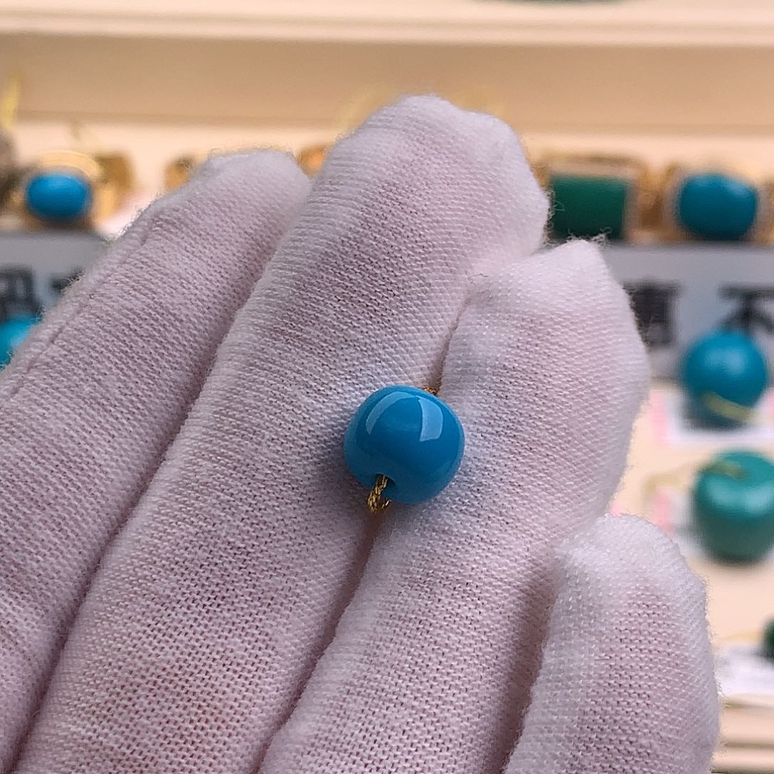 绿松石珠宝奇石未镶嵌?8.8