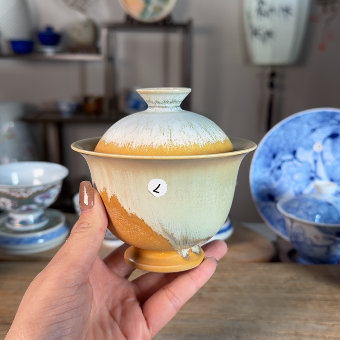 杯景德镇陶瓷柴烧多人