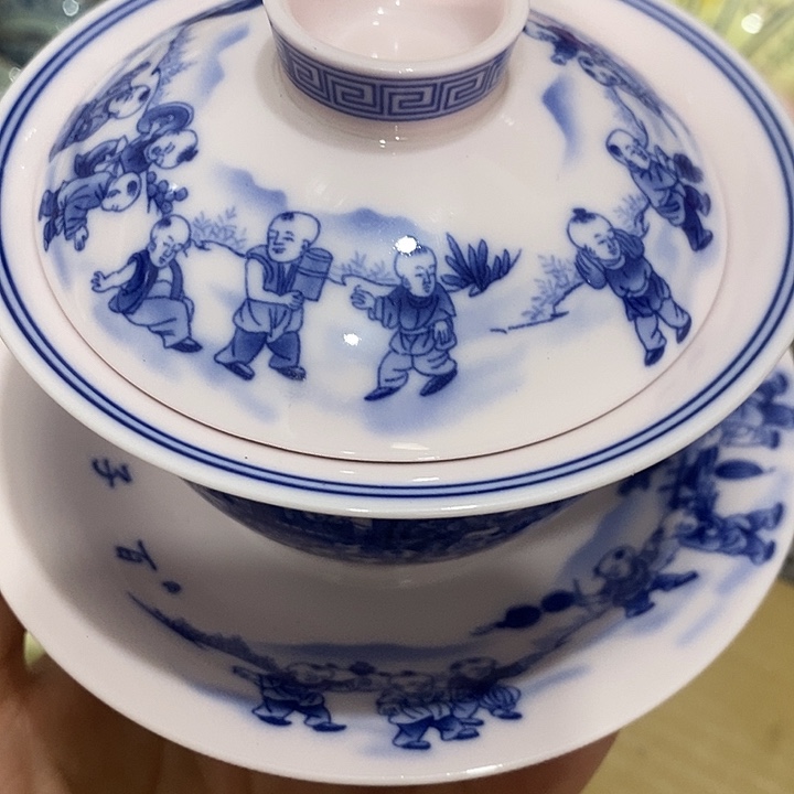 摆件景德镇陶瓷主人杯24556