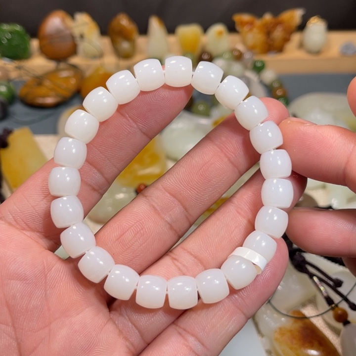 和田玉手串未镶嵌